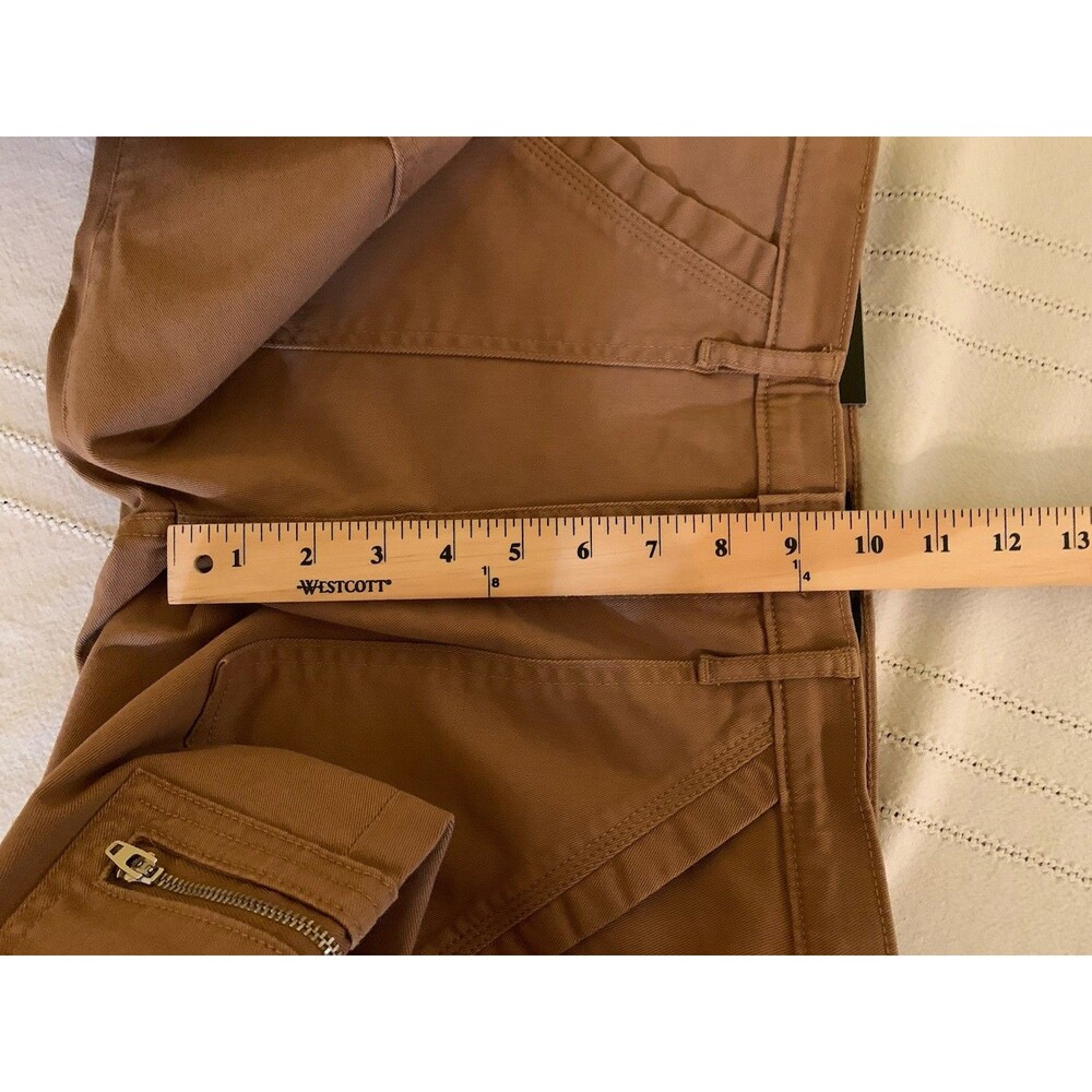Banana Republic Size 4 Jeans High Rise Skinny Stretch Denim Cargo Dark Camel 27 - Picture 6 of 8